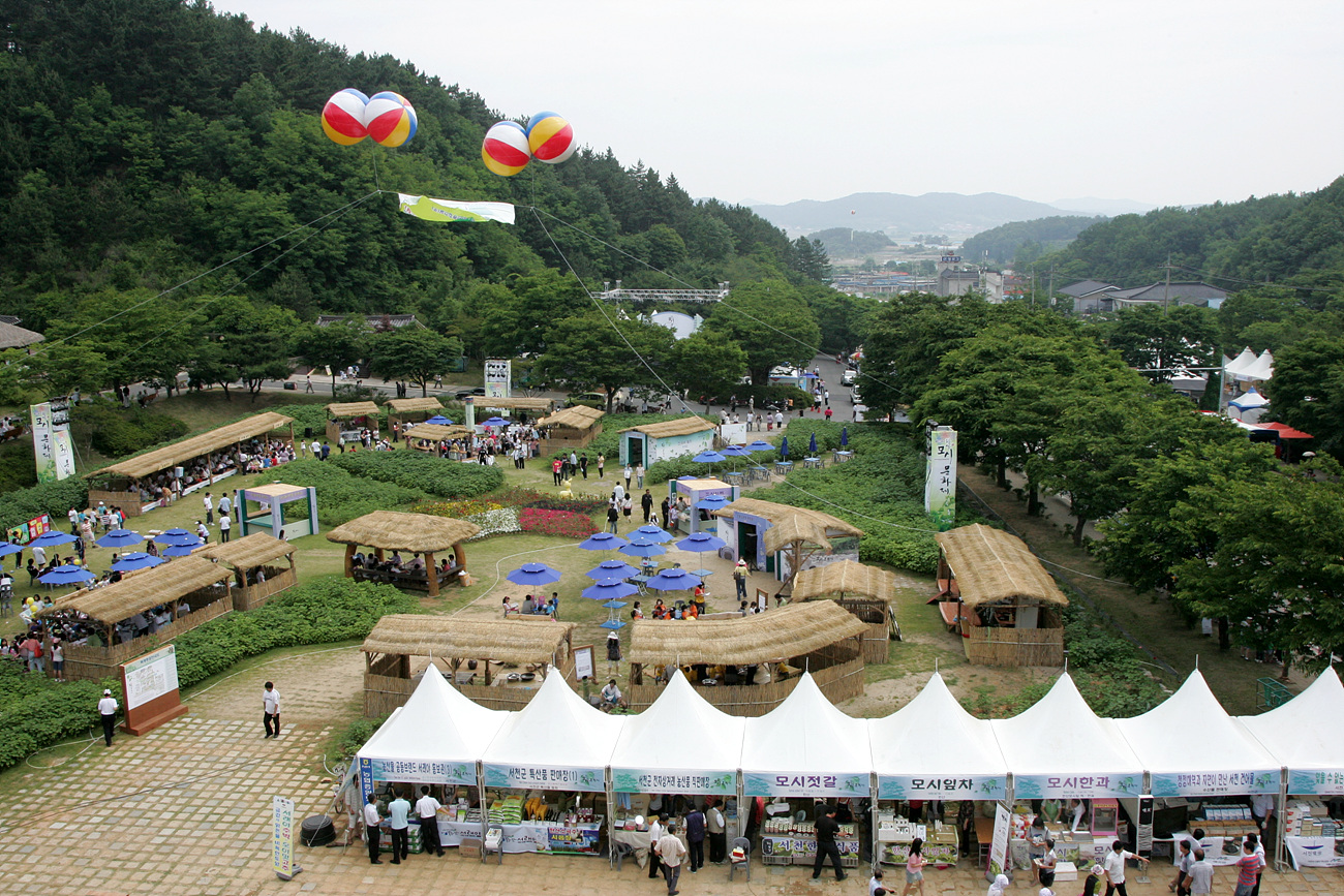 제21회 한산모시문화제 행사장 전경