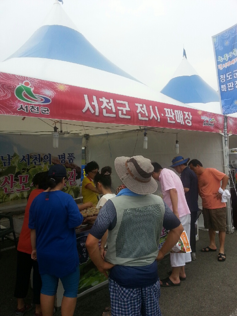 (1일) 서천군, 포항국제불빛축제 직거래장터 사진 1