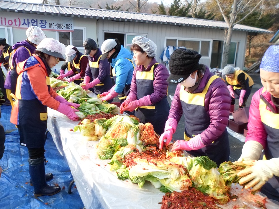 (4일) 서천군자활센터 김장 사진