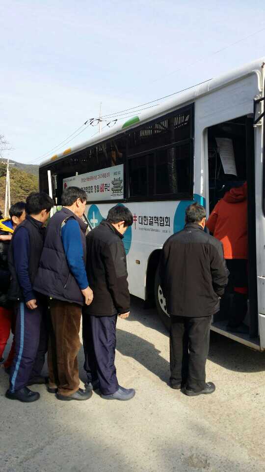 서천군보건소, 취약계층 결핵 이동검진 실시