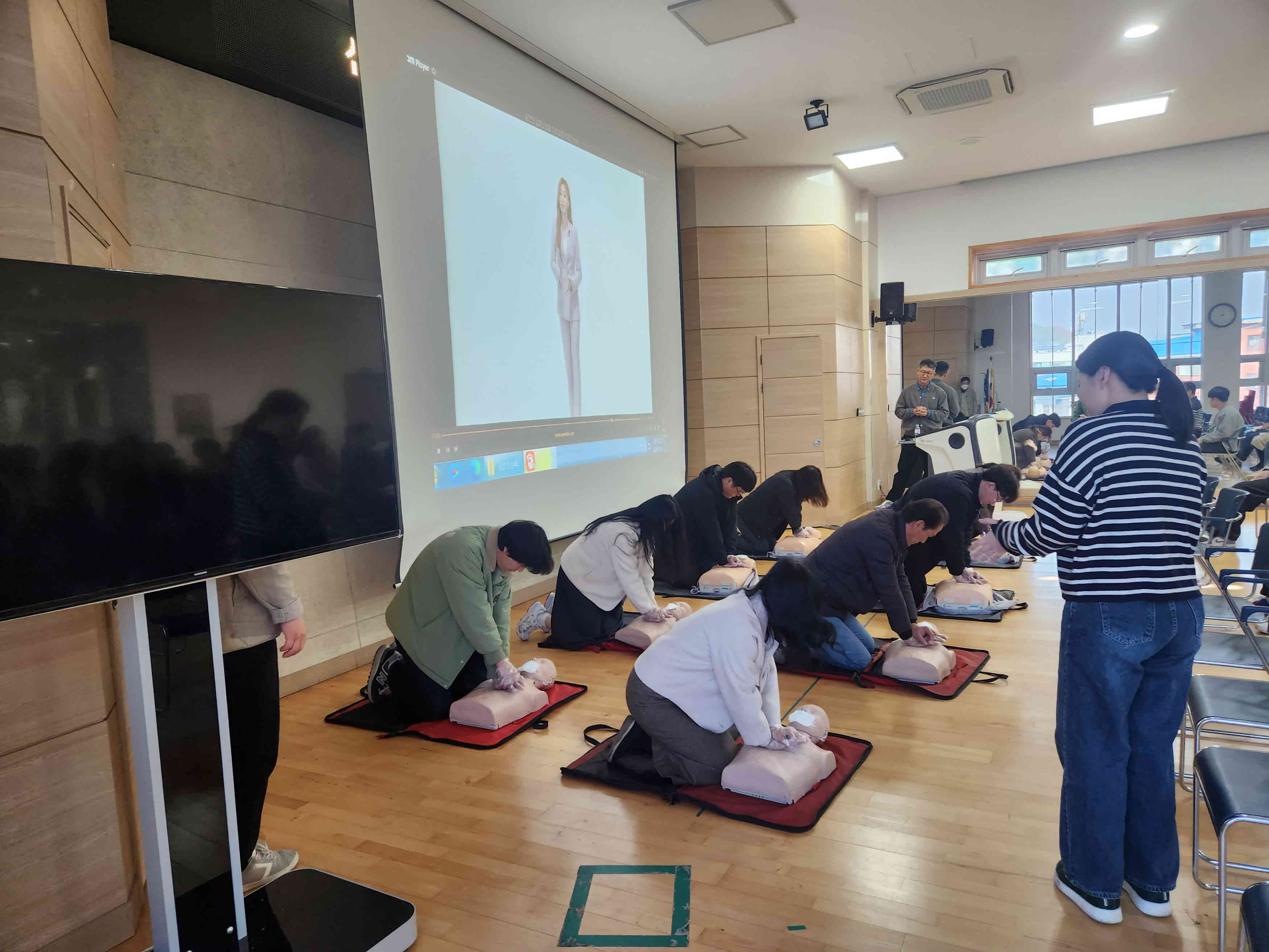 서천군, 공무원 대상 심폐소생술 및 응급처치 교육