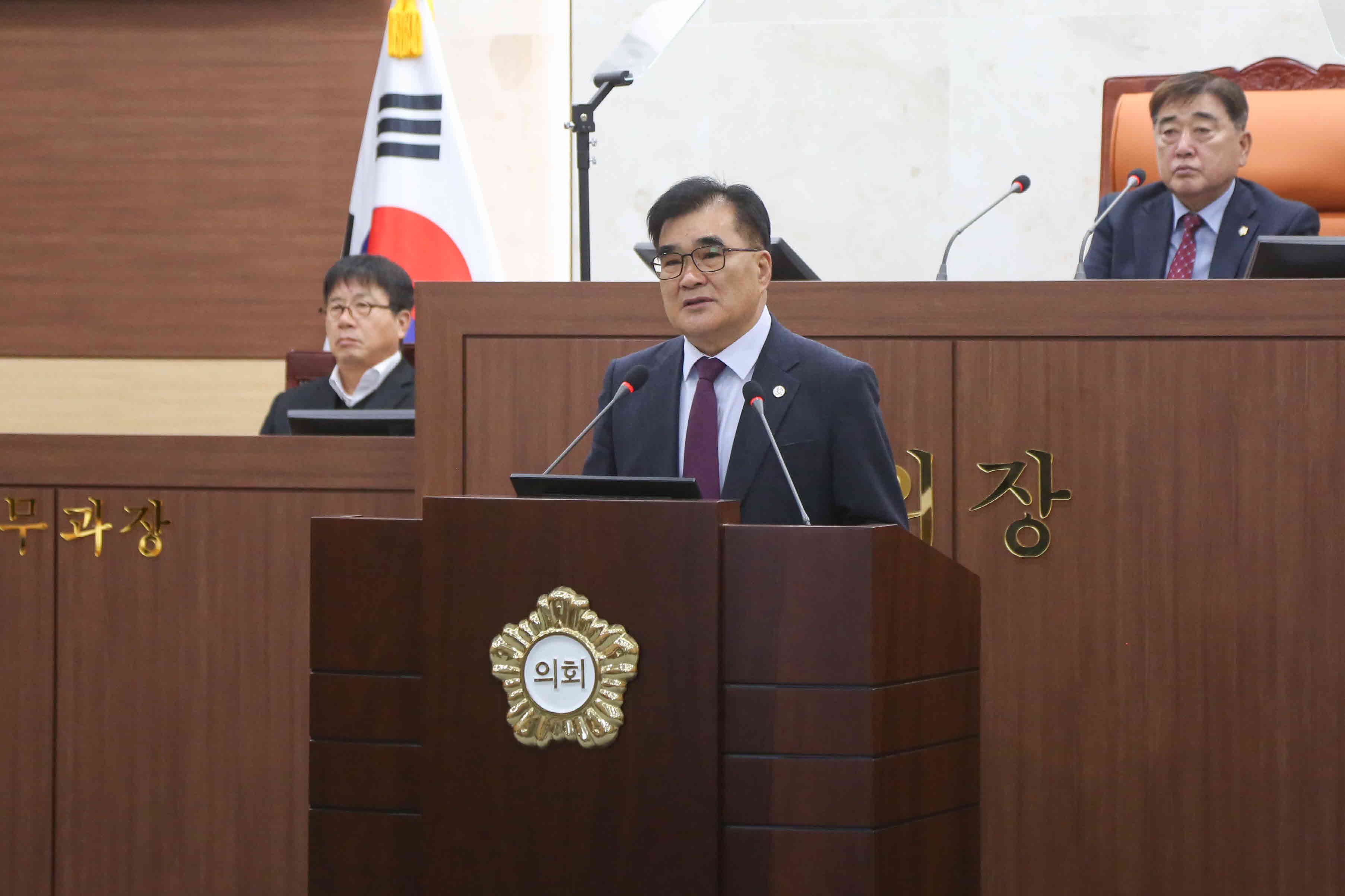 김기웅 서천군수, 시정연설 통해 내년도 군정 운영방향 제시