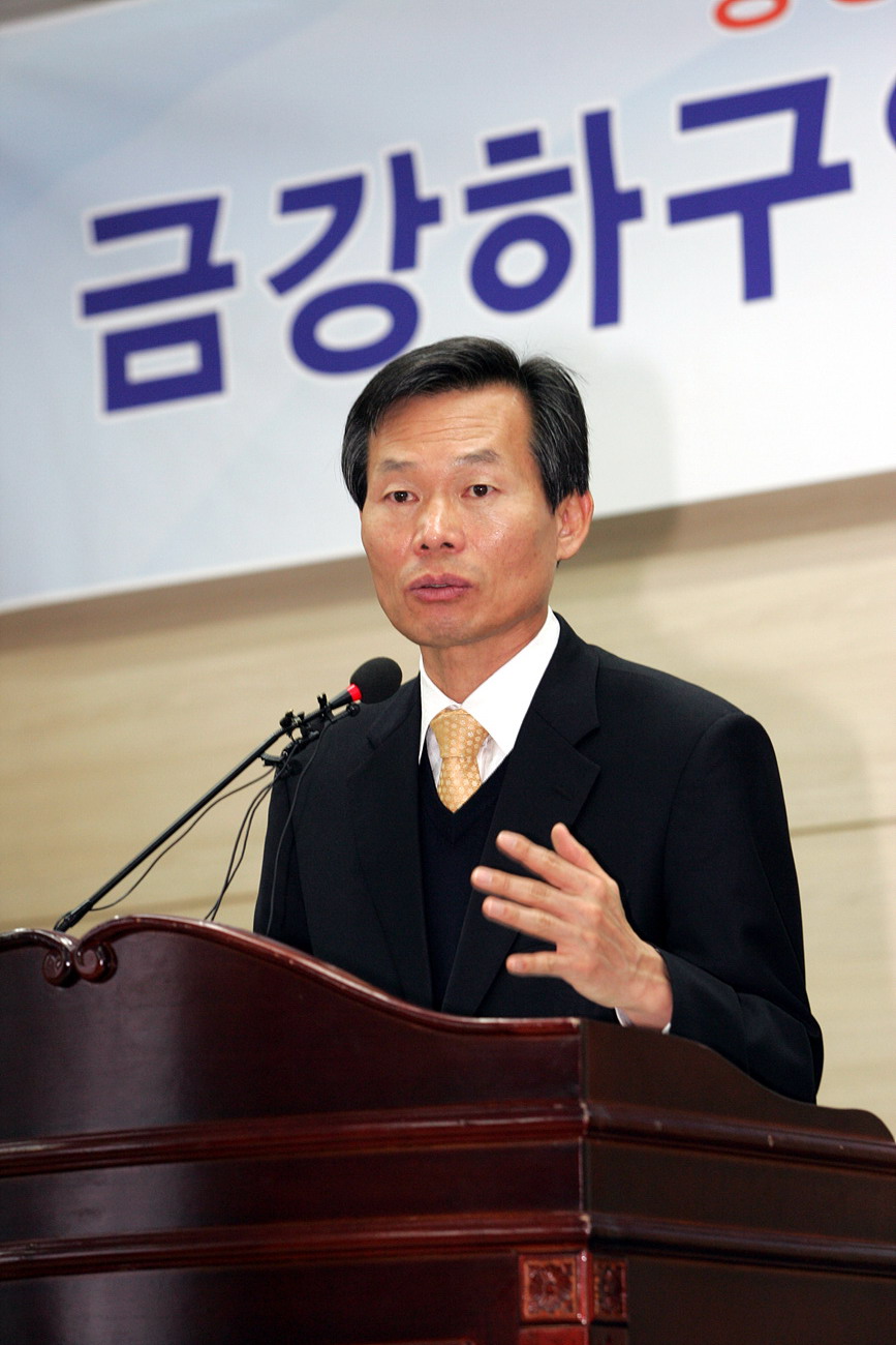 나소열 서천군수, 금강하구 해수유통 촉구 성명서 발표