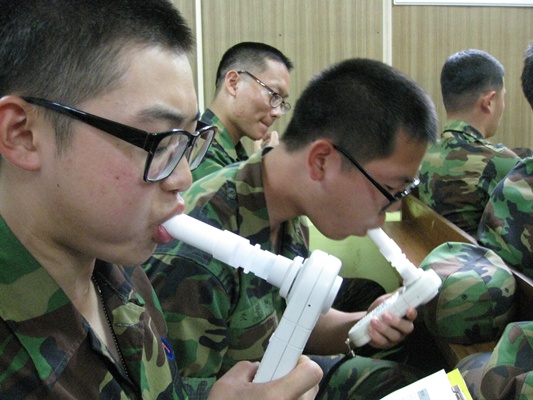 공군부대 장병대상 이동금연클리닉 큰 호응