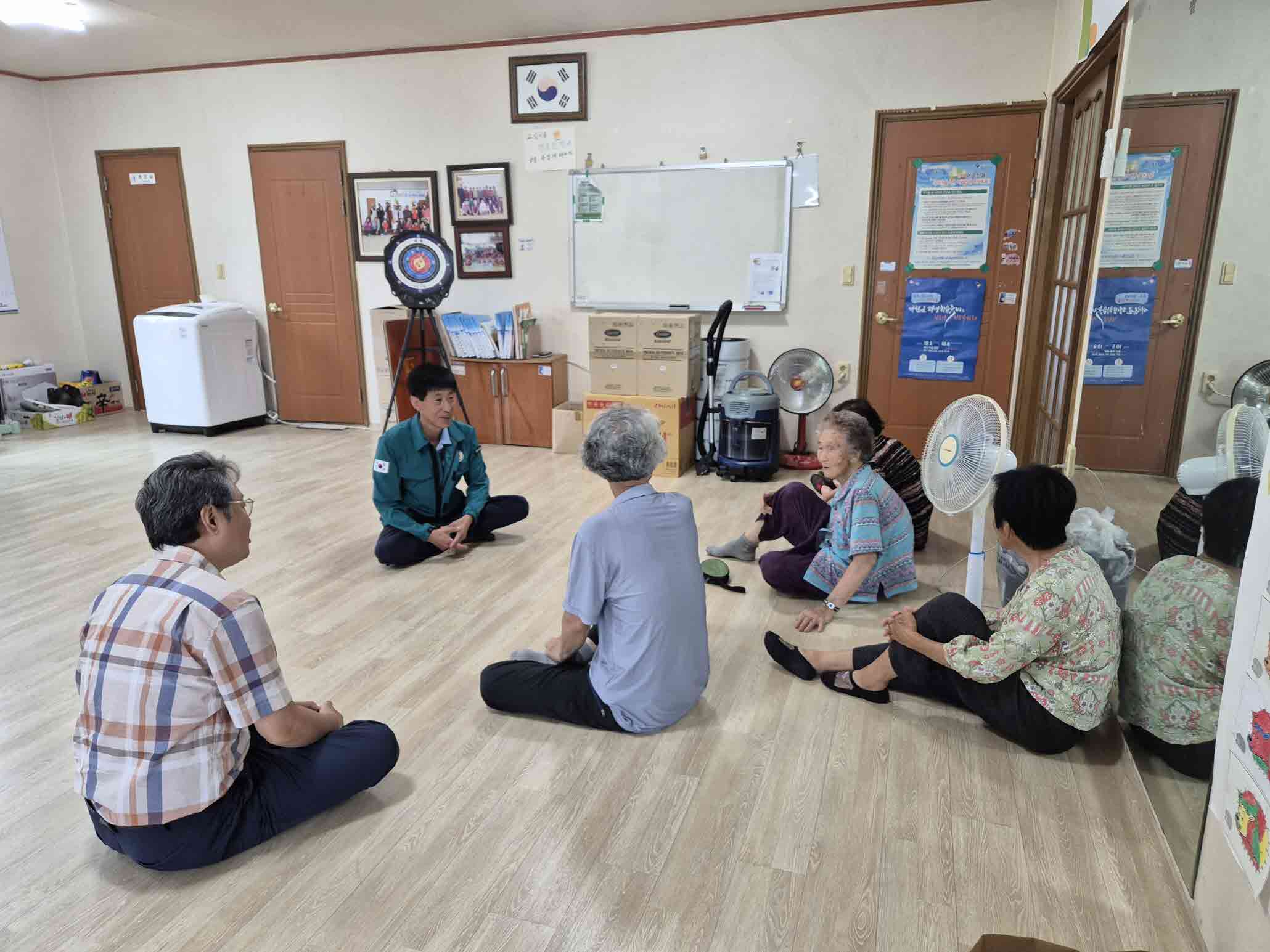 판교면, 무더위 쉼터(경로당) 현장 점검 실시